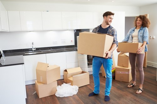 Unpacking support helping a new Lambeth property feel organised